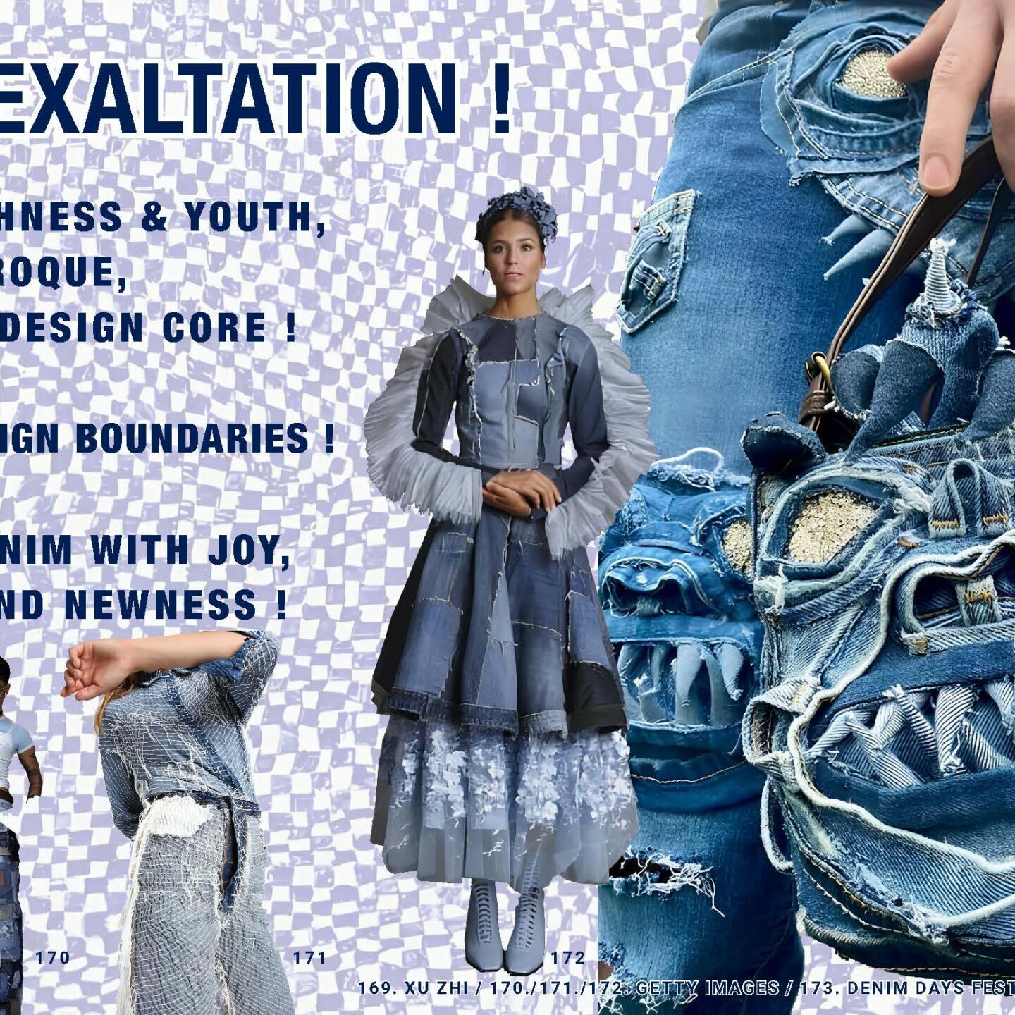 bluezone graphique design moodboard itskinnie it'skinnie création